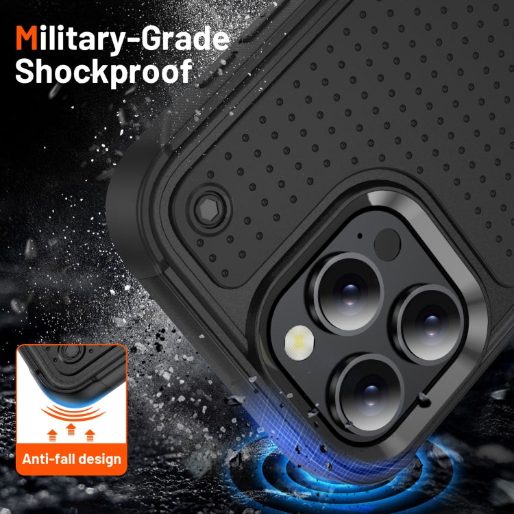 For iPhone 16 Pro Max PC + TPU Shockproof Protective Phone Case
