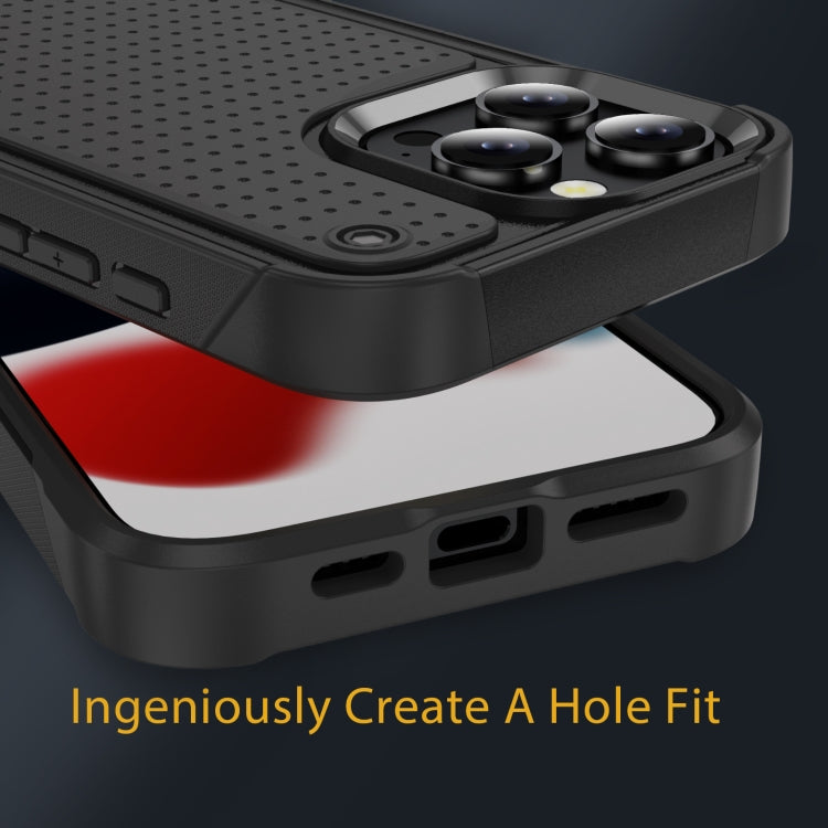 For iPhone 16 Pro Max PC + TPU Shockproof Protective Phone Case