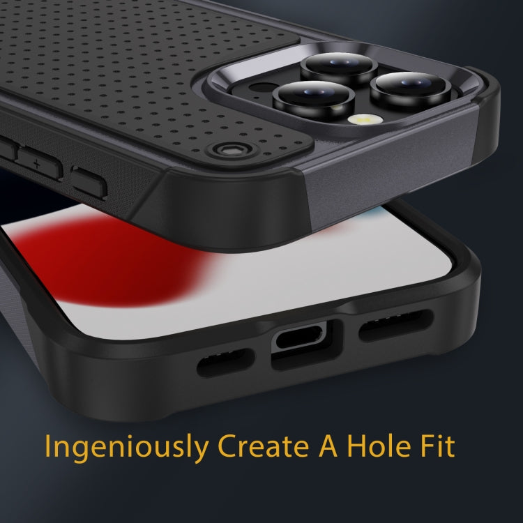 For iPhone 16 Pro Max PC + TPU Shockproof Protective Phone Case