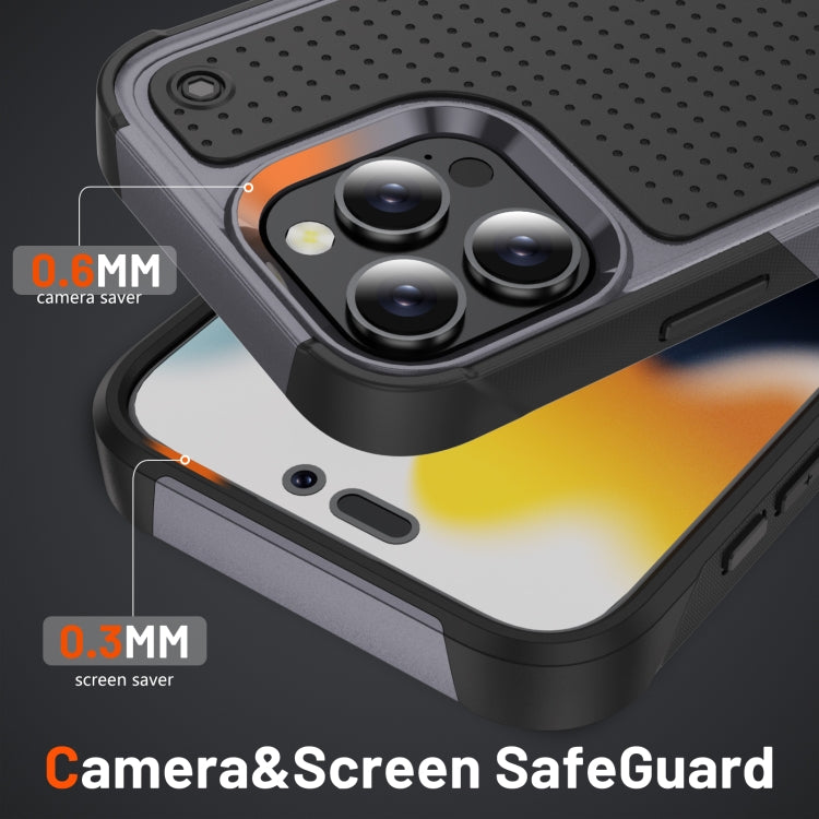 For iPhone 16 Pro Max PC + TPU Shockproof Protective Phone Case