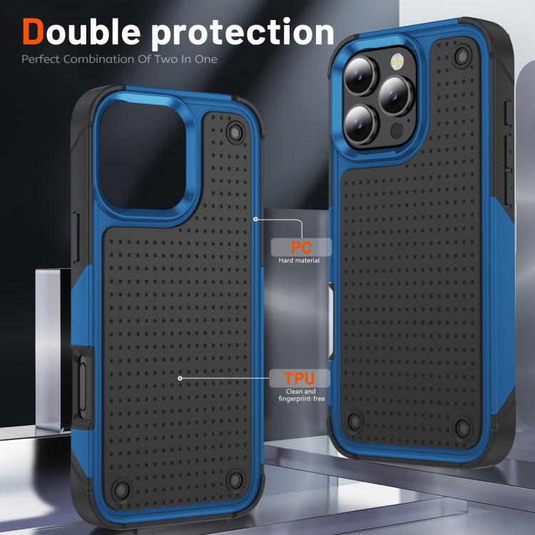 For iPhone 16 Pro Max PC + TPU Shockproof Protective Phone Case