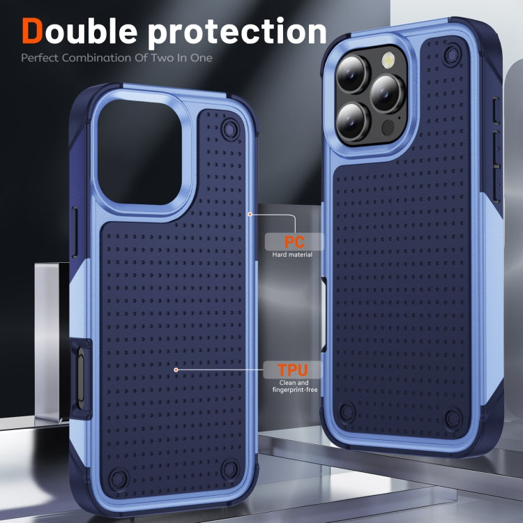 For iPhone 16 Pro Max PC + TPU Shockproof Protective Phone Case