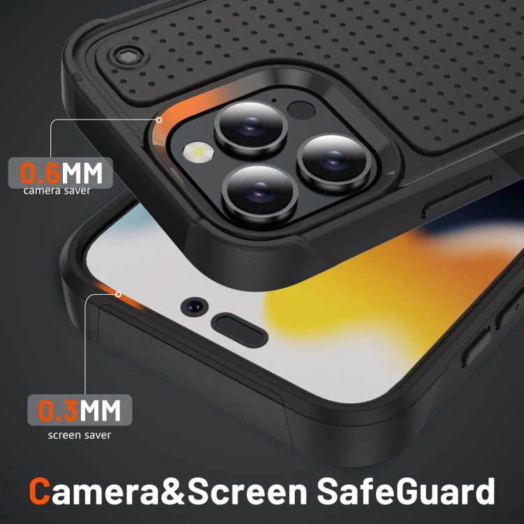 For iPhone 16 Pro PC + TPU Shockproof Protective Phone Case