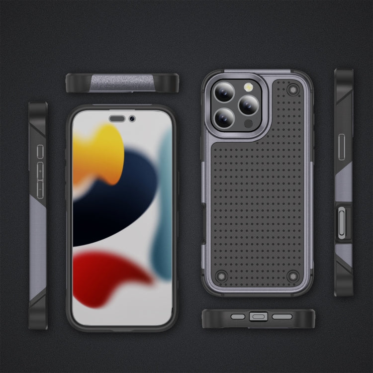 For iPhone 16 Pro PC + TPU Shockproof Protective Phone Case