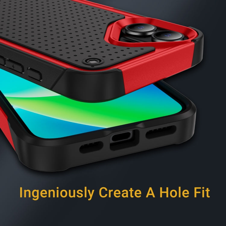 For iPhone 16 Plus PC + TPU Shockproof Protective Phone Case