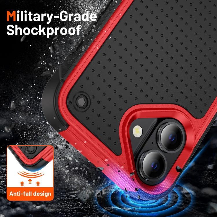 For iPhone 16 Plus PC + TPU Shockproof Protective Phone Case