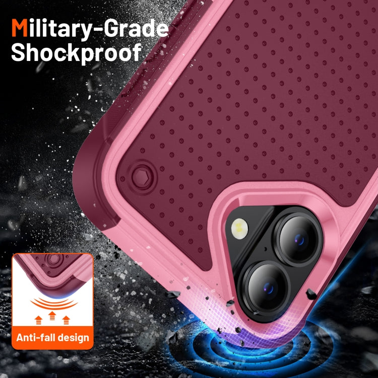 For iPhone 16 Plus PC + TPU Shockproof Protective Phone Case