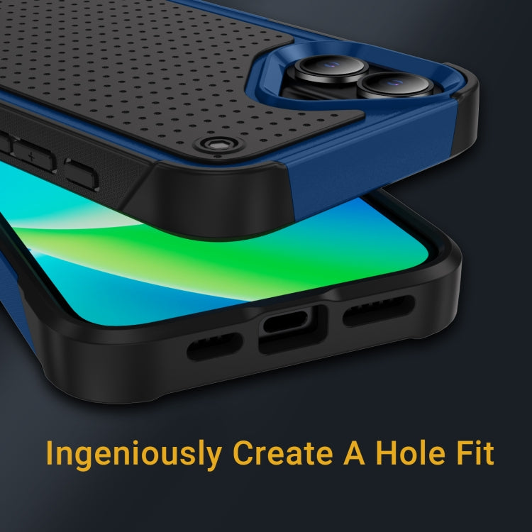 For iPhone 16 Plus PC + TPU Shockproof Protective Phone Case