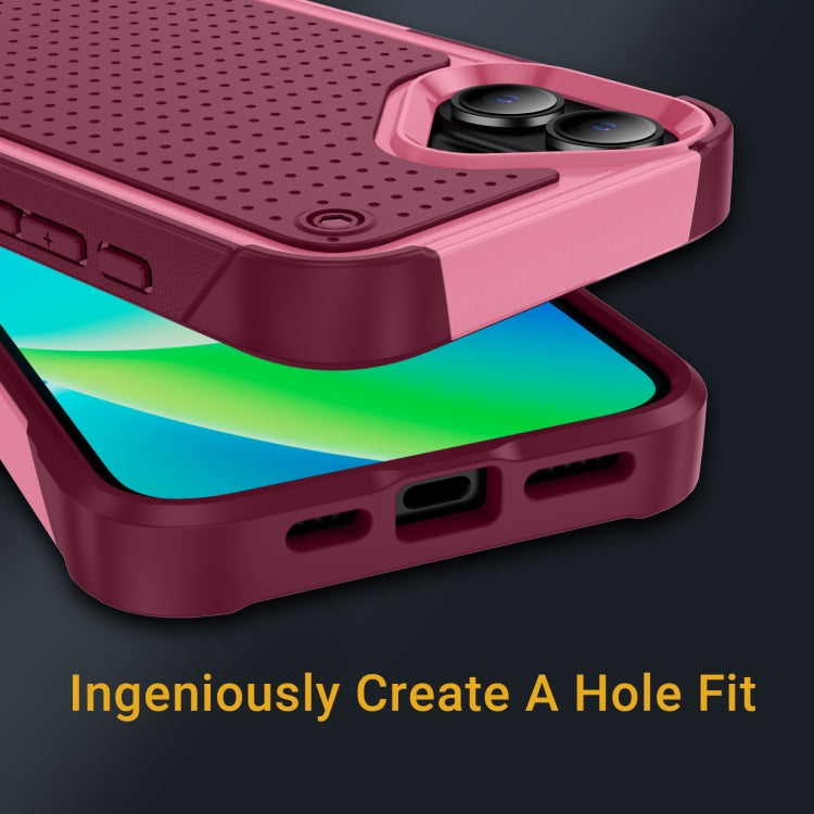 For iPhone 16 PC + TPU Shockproof Protective Phone Case