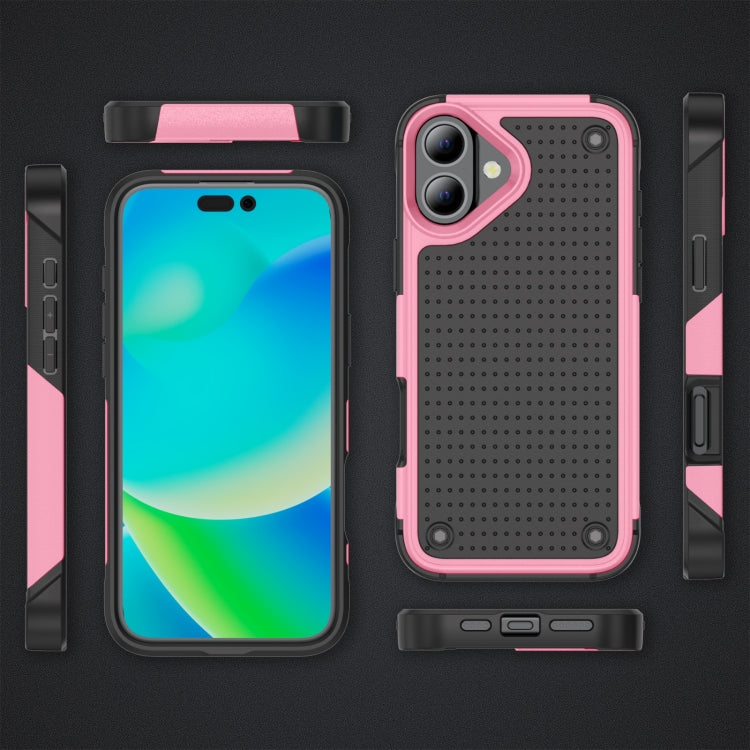 For iPhone 16 PC + TPU Shockproof Protective Phone Case