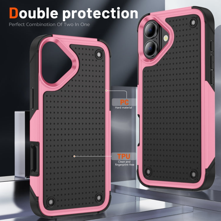 For iPhone 16 PC + TPU Shockproof Protective Phone Case