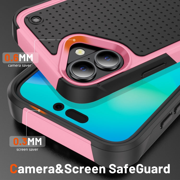 For iPhone 16 PC + TPU Shockproof Protective Phone Case