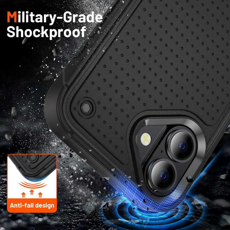 For iPhone 16 PC + TPU Shockproof Protective Phone Case