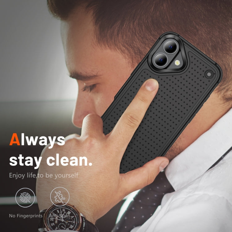 For iPhone 16 PC + TPU Shockproof Protective Phone Case