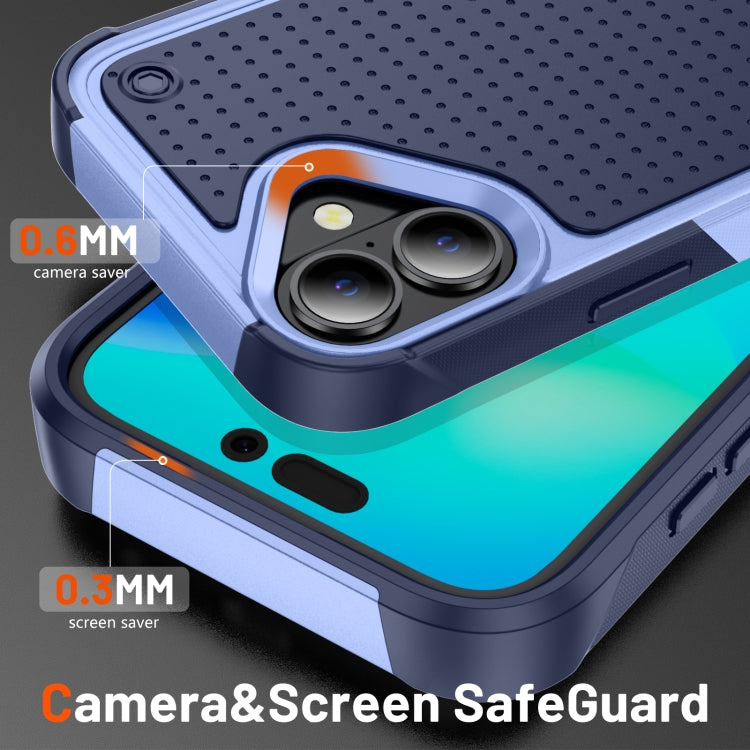 For iPhone 16 PC + TPU Shockproof Protective Phone Case