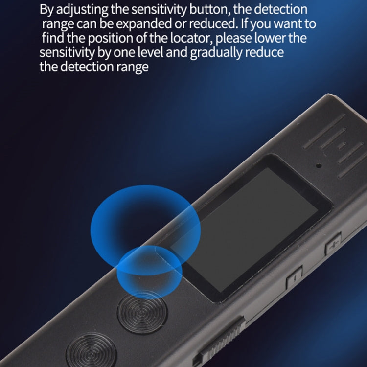 ZD09 Mini Portable Precise Intelligent Detector - Black