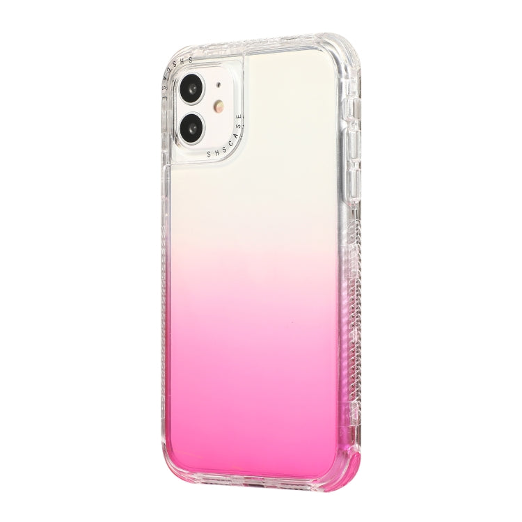 For iPhone 12 mini 3 In 1 Dreamland PC + TPU Gradient Monochrome Transparent Border Protective Case