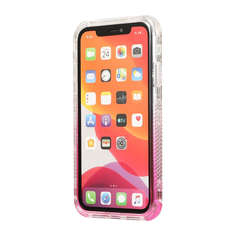 For iPhone 12 mini 3 In 1 Dreamland PC + TPU Gradient Monochrome Transparent Border Protective Case