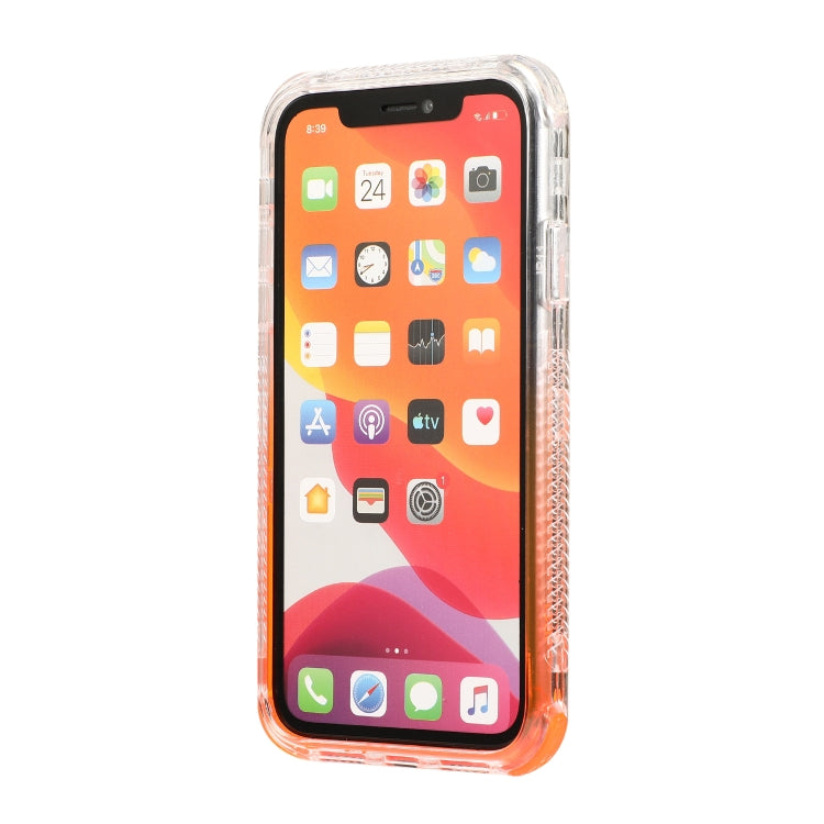 For iPhone 12 Pro Max 3 In 1 Dreamland PC + TPU Gradient Monochrome Transparent Border Protective Case
