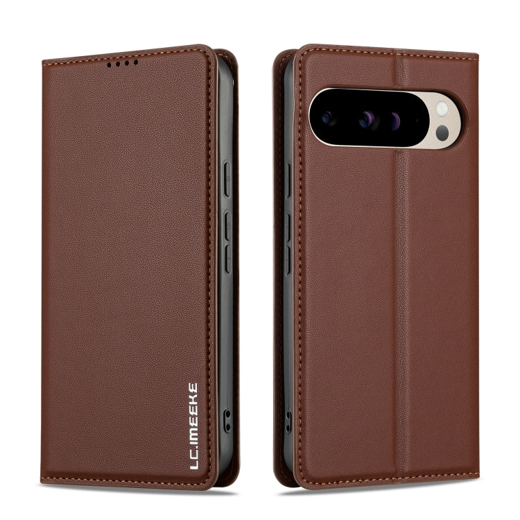 For Google Pixel 9 Pro / 9 LC.IMEEKE L1 Series Frosted Fine Texture PU Phone Case