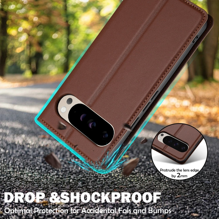 For Google Pixel 9 Pro / 9 LC.IMEEKE L1 Series Frosted Fine Texture PU Phone Case