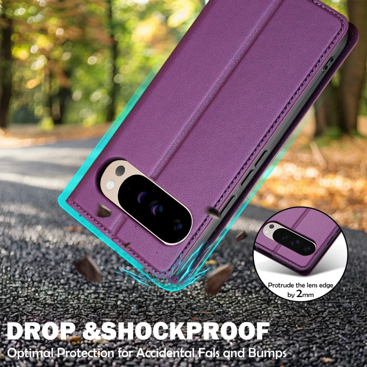 For Google Pixel 9 Pro / 9 LC.IMEEKE L1 Series Frosted Fine Texture PU Phone Case