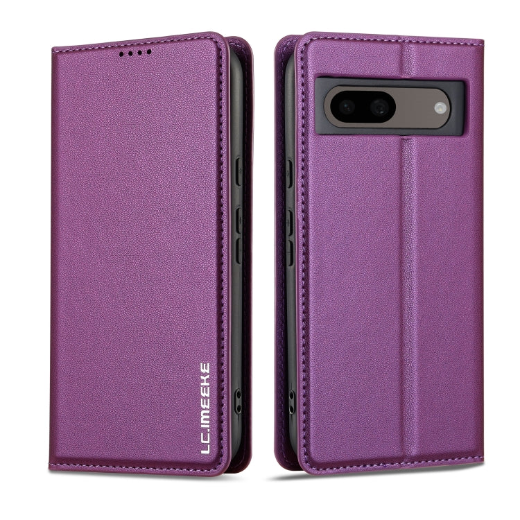 For Google Pixel 8 LC.IMEEKE L1 Series Frosted Fine Texture PU Phone Case
