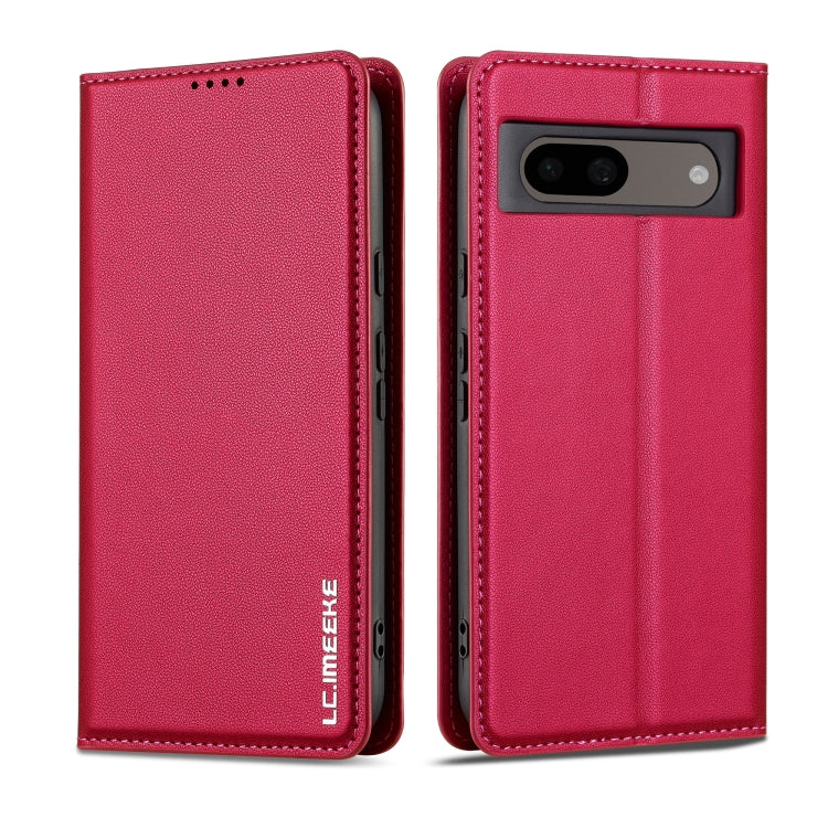 For Google Pixel 8 LC.IMEEKE L1 Series Frosted Fine Texture PU Phone Case