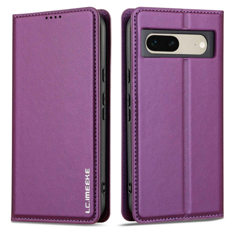 For Google Pixel 7 5G LC.IMEEKE L1 Series Frosted Fine Texture PU Phone Case