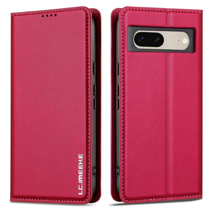 For Google Pixel 7 5G LC.IMEEKE L1 Series Frosted Fine Texture PU Phone Case