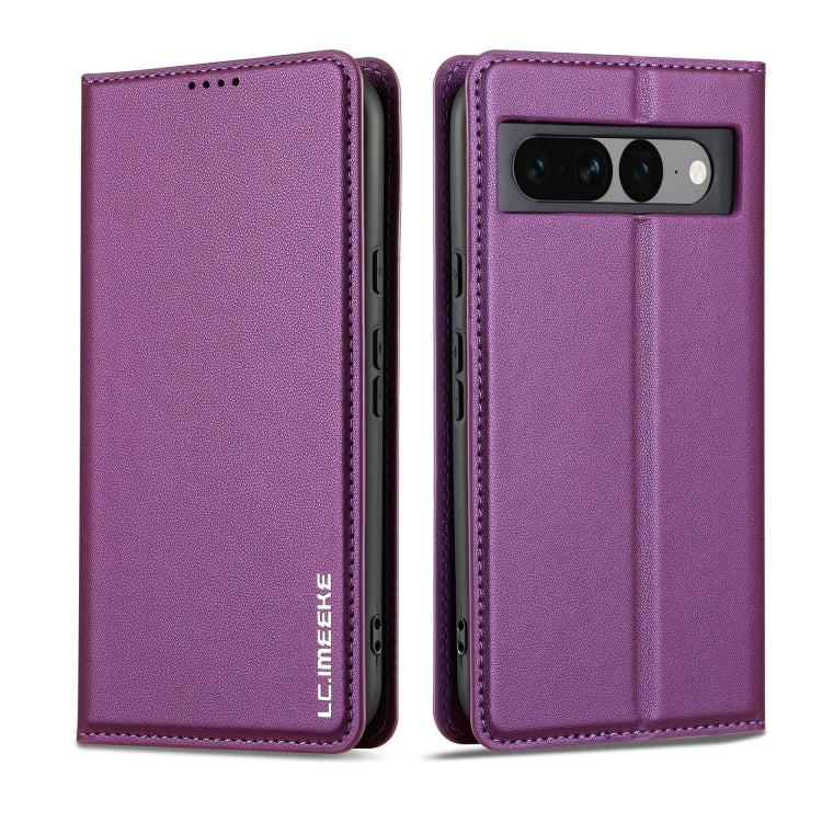 For Google Pixel 7 Pro 5G LC.IMEEKE L1 Series Frosted Fine Texture PU Phone Case