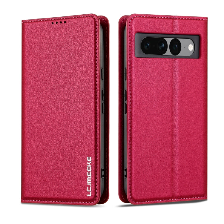 For Google Pixel 7 Pro 5G LC.IMEEKE L1 Series Frosted Fine Texture PU Phone Case