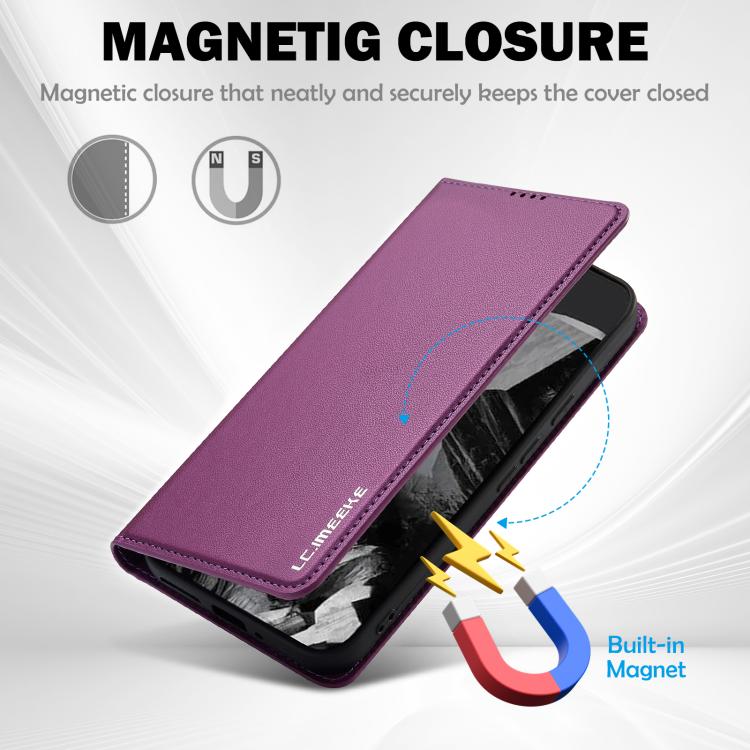 For Google Pixel 10 Pro XL LC.IMEEKE L1 Series Frosted Fine Texture PU Phone Case