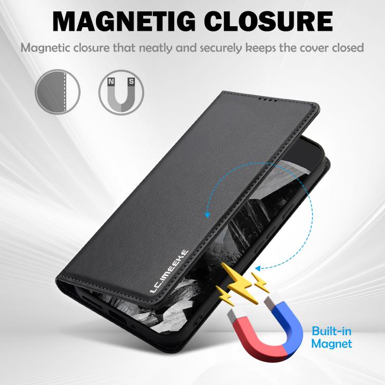 For Google Pixel 10 / 10 Pro LC.IMEEKE L1 Series Frosted Fine Texture PU Phone Case