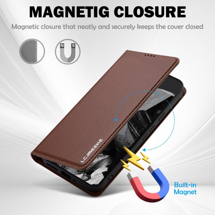 For Google Pixel 10 / 10 Pro LC.IMEEKE L1 Series Frosted Fine Texture PU Phone Case