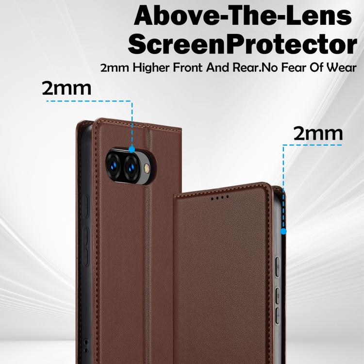 For Google Pixel 10a LC.IMEEKE L1 Series Frosted Fine Texture PU Phone Case