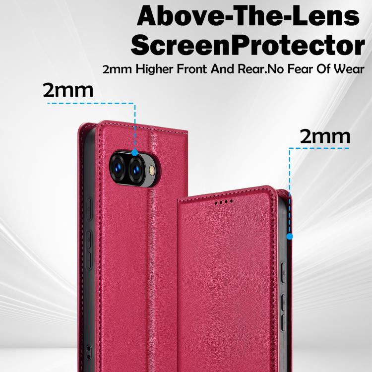 For Google Pixel 10a LC.IMEEKE L1 Series Frosted Fine Texture PU Phone Case