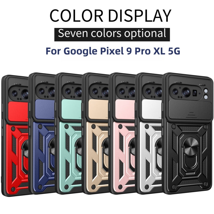 For Google Pixel 9 Pro XL Sliding Camera Cover Design TPU+PC Phone Case
