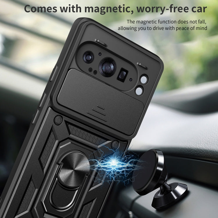 For Google Pixel 9 Pro XL Sliding Camera Cover Design TPU+PC Phone Case