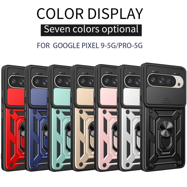 For Google Pixel 9 / 9 Pro Sliding Camera Cover Design TPU+PC Phone Case
