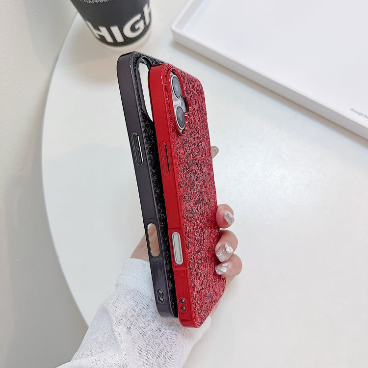 For iPhone 16 Plus Glitter Powder Shockproof TPU Phone Case
