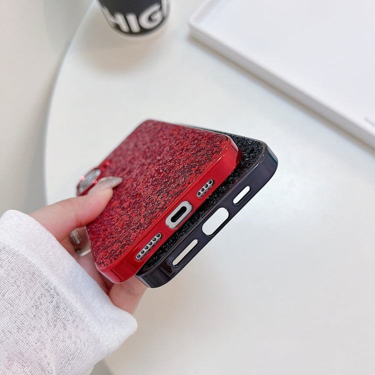 For iPhone 16 Glitter Powder Shockproof TPU Phone Case