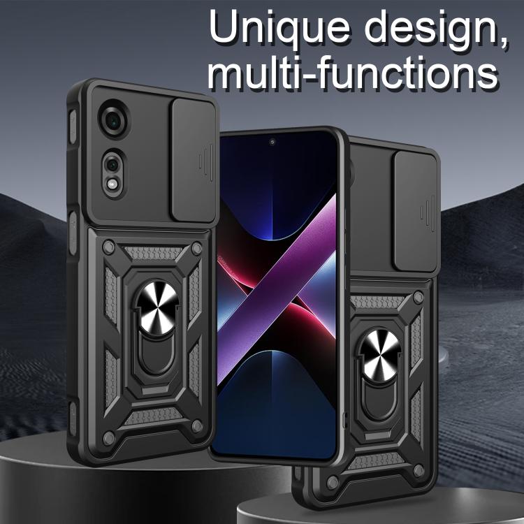 For ZTE nubia Neo 2 Sliding Camera Cover Design TPU+PC Phone Case