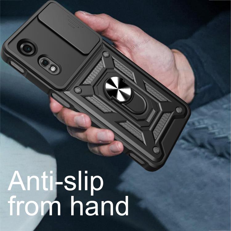 For ZTE nubia Neo 2 Sliding Camera Cover Design TPU+PC Phone Case