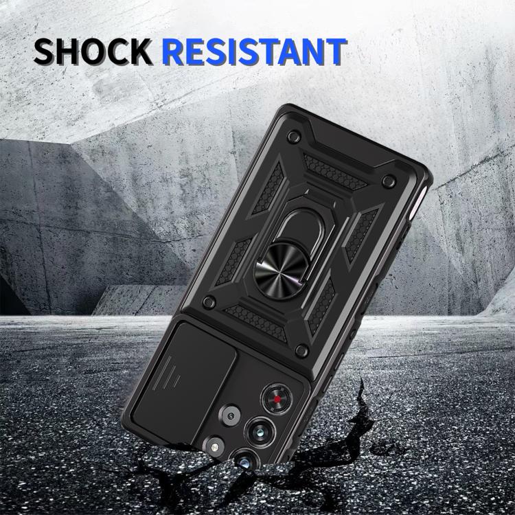 For ZTE nubia RedMagic 10 Pro Sliding Camera Cover Design TPU+PC Phone Case