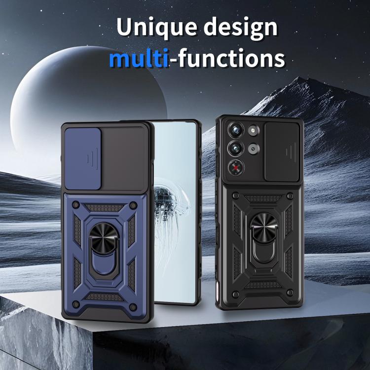 For ZTE nubia RedMagic 10 Pro Sliding Camera Cover Design TPU+PC Phone Case