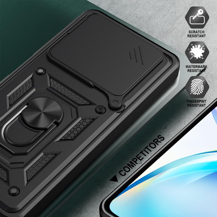 For ZTE Blade A36 / Blade A76 4G Sliding Camera Cover Design TPU+PC Phone Case