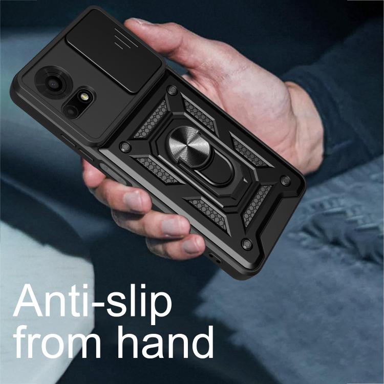 For TCL 50 LE 4G Sliding Camera Cover Design TPU+PC Phone Case