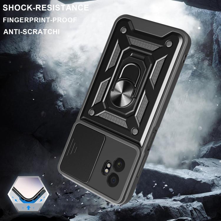 For Samsung Galaxy XCover7 Pro Sliding Camera Cover Design TPU+PC Phone Case
