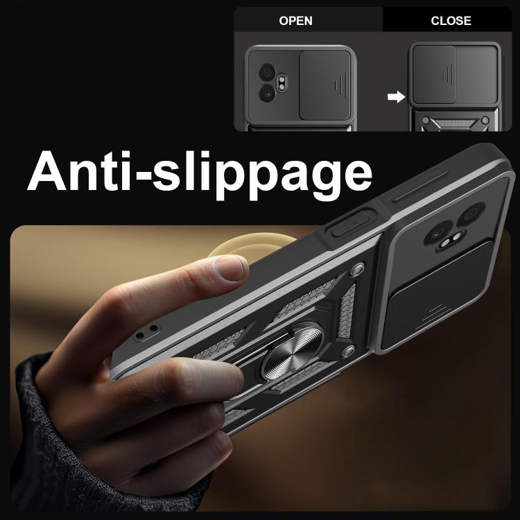 For Samsung Galaxy XCover7 Pro Sliding Camera Cover Design TPU+PC Phone Case